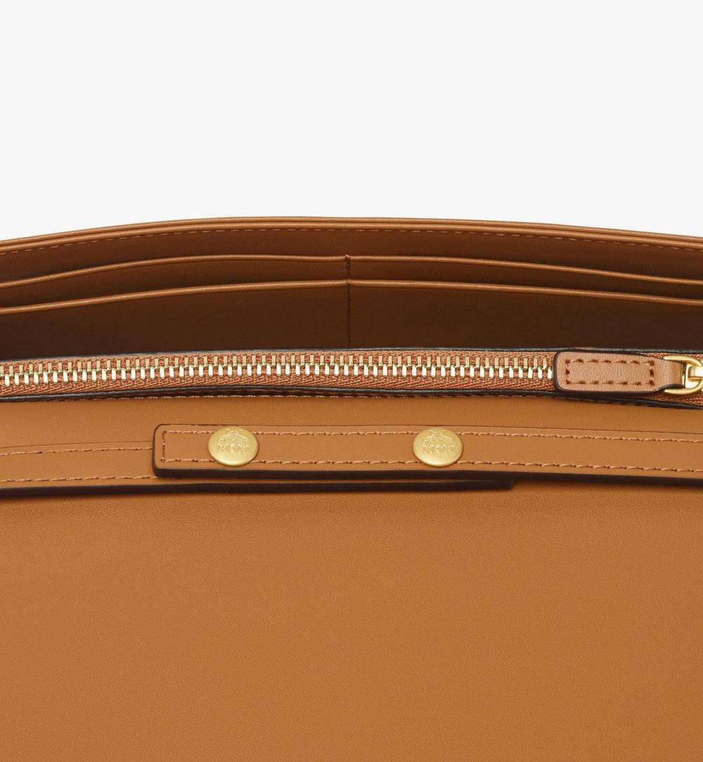 MYLGATA01CO001-Pina Crossbody Wallet in Studded Visetos|Cognac