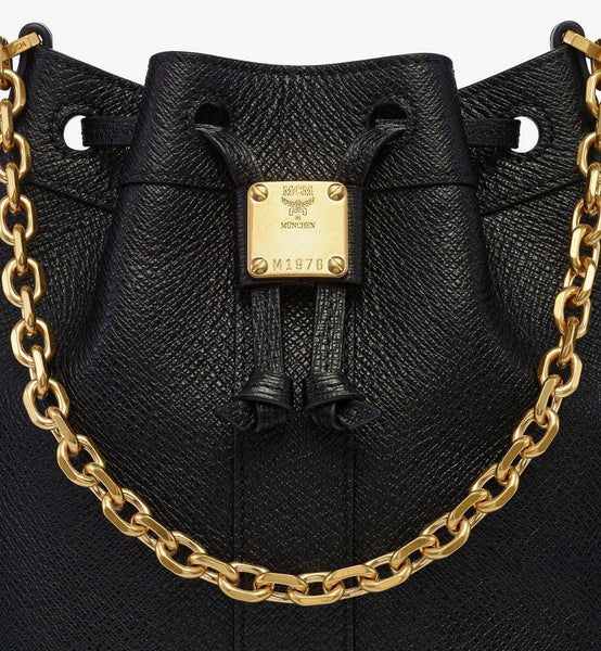 Pina Drawstring Bag in Studded Calfskin image 5