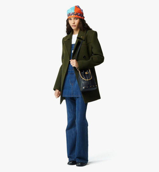 Pina Drawstring Bag in Studded Calfskin image 6
