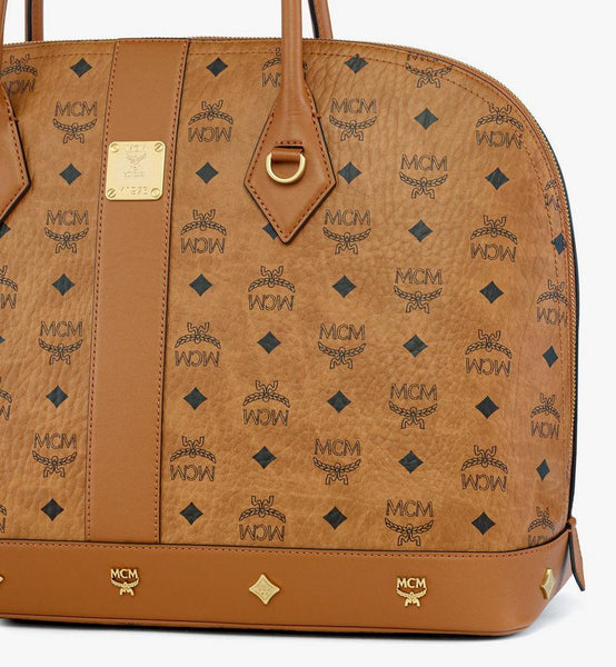 Pina Studded Tote in Visetos image 4