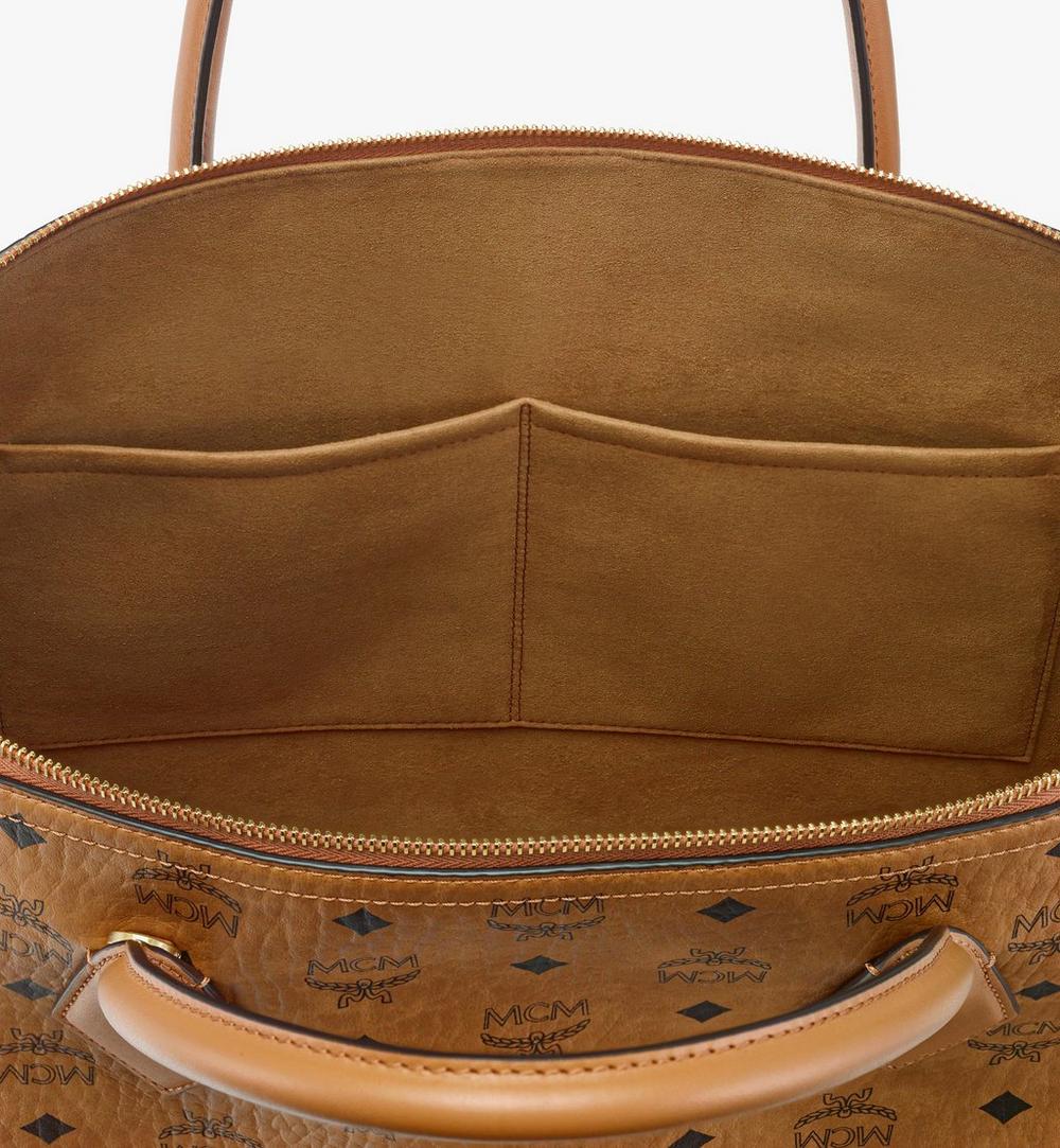 MWTGATA01CO001-Pina Studded Tote in Visetos|Cognac