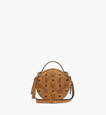 MWRGAOB04CO001-Pina Tambourine Crossbody in Gold Crystal Visetos|Cognac