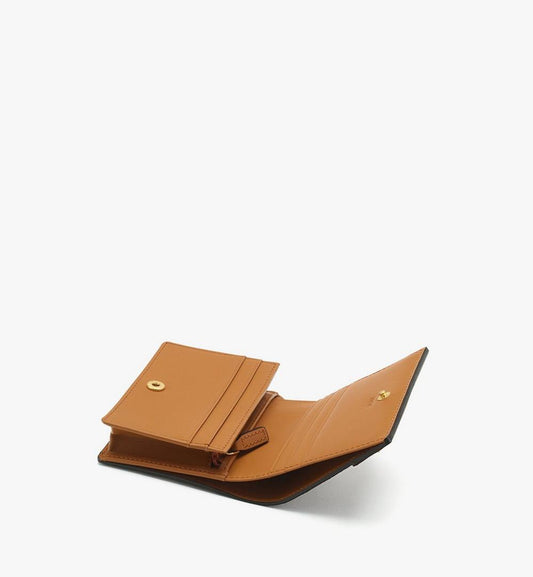 MYSGATA01CO001-Pina Wallet in Studded Visetos|Cognac