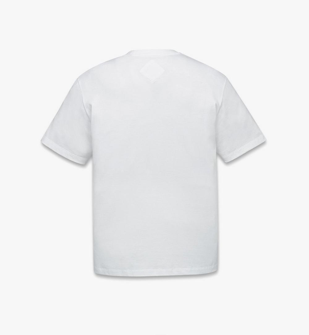 MHTGSMM01WT00M-Planet MCM Rabot T-Shirt in Organic Cotton|White