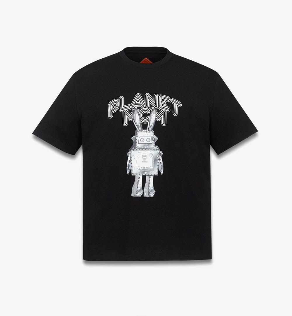MHTGSMM01BK00L-Planet MCM Rabot T-Shirt in Organic Cotton|