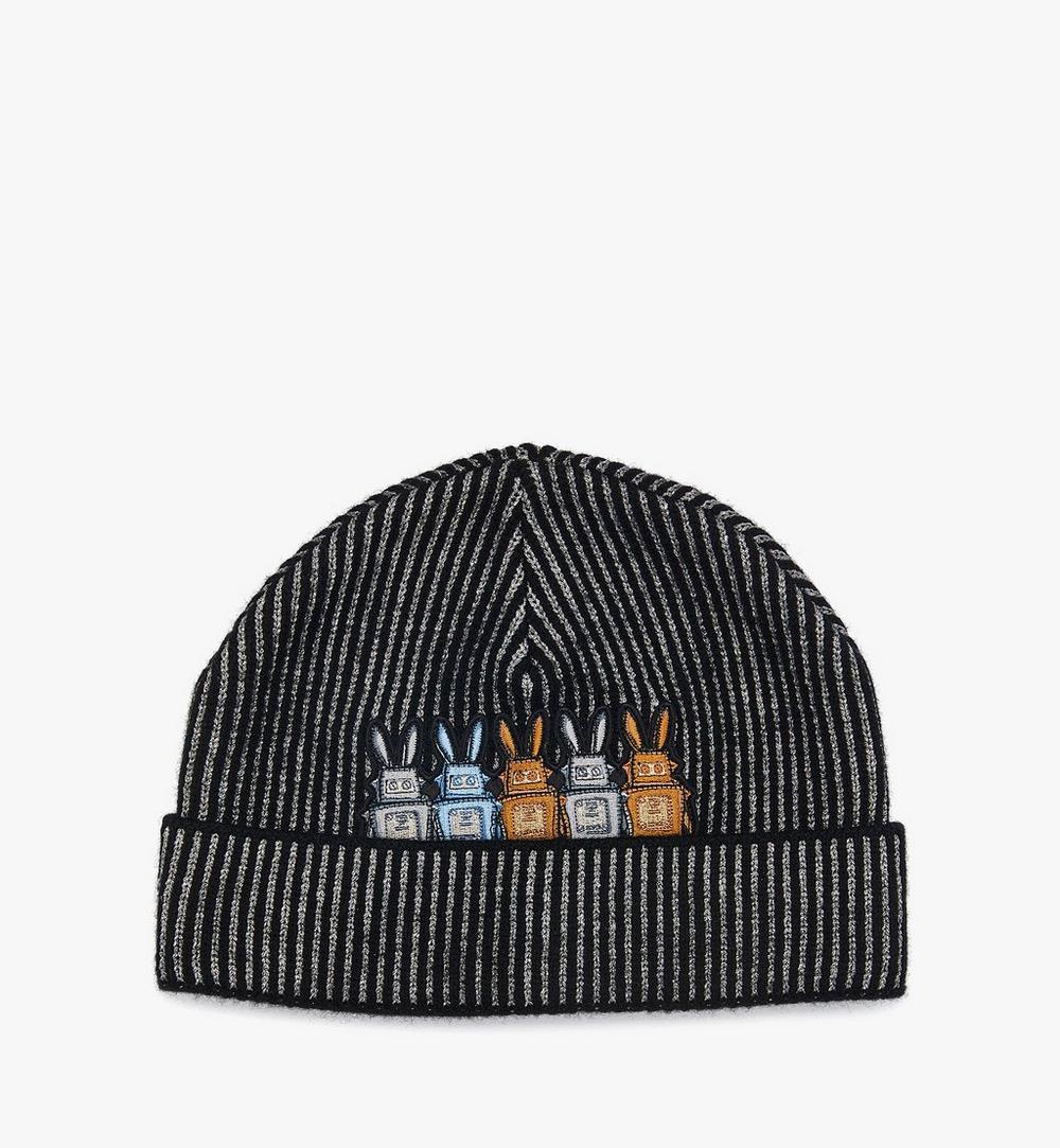 MEHGSMM01BK001-Rabot Beanie in Lurex Wool|BLACK