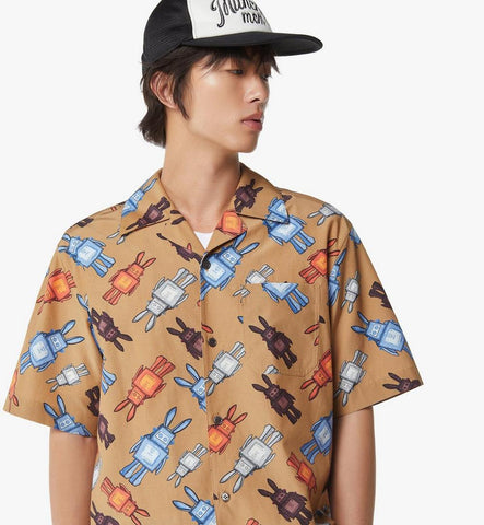 MHHGSMM02CO046-Rabot Shirt|Cognac