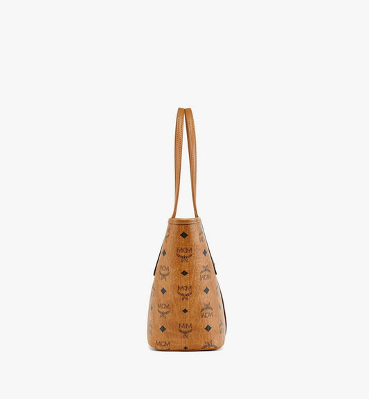 MWPDALR01CO001-Reversible Liz Shopper in Visetos|COGNAC