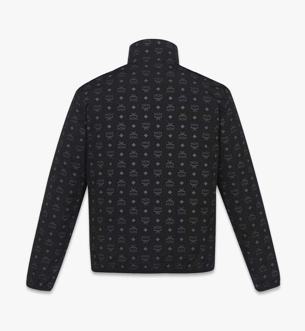 MHJFAMM05BK00M-Reversible Monogram Print Windbreaker in ECONYL®|Black