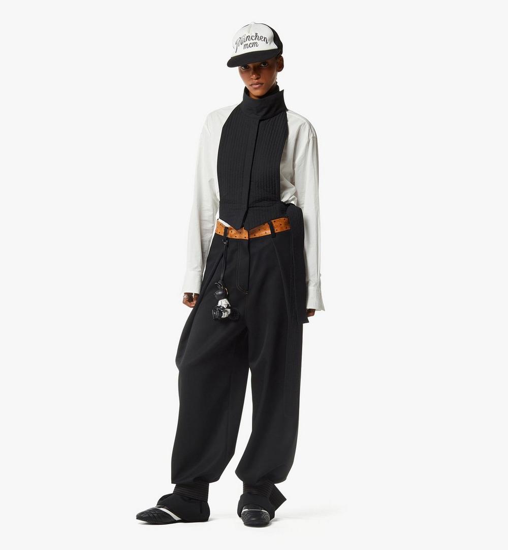 MFHGSMM01BW040-Ripstop Cotton Shirt|BLACK AND WHITE