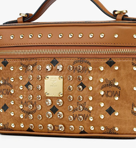 MWRGATA06CO001-Rockstar Vanity Case in Gold Crystal Visetos|Cognac