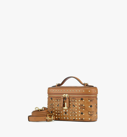 MWRGATA06CO001-Rockstar Vanity Case in Gold Crystal Visetos|Cognac