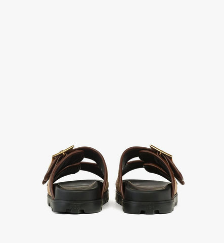 MESFSMM07IN037-Sandals in Lauretos Raffia Jacquard|Natural