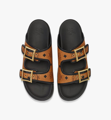 MEXFSMM02CO039-Sandals in Visetos|Cognac