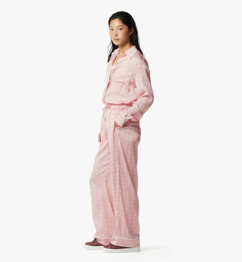MFPGAMM05PZ044-Silk Pajama Pants|Soft Pink