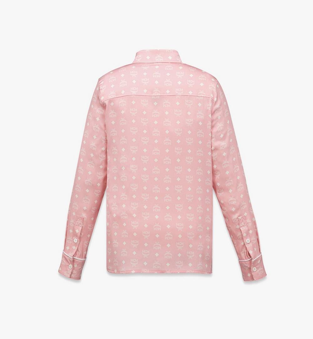 MFHGAMM01PZ040-Silk Pajama Shirt|Soft Pink