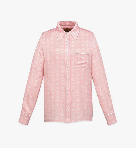 MFHGAMM01PZ038-Silk Pajama Shirt|Soft Pink