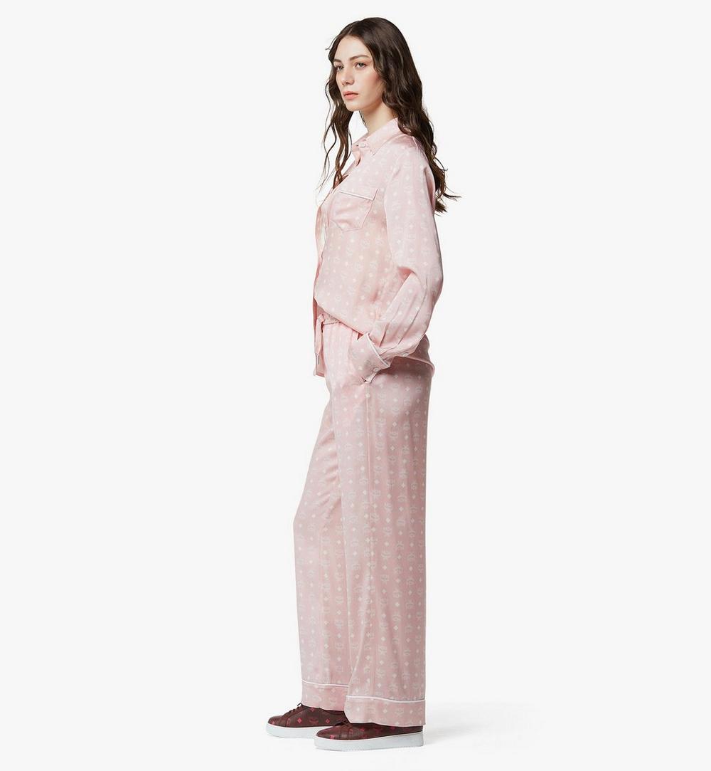 MFHGAMM01PZ044-Silk Pajama Shirt|Soft Pink