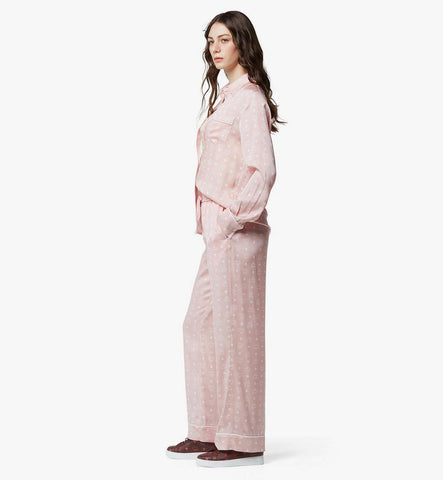 MFHGAMM01PZ044-Silk Pajama Shirt|Soft Pink