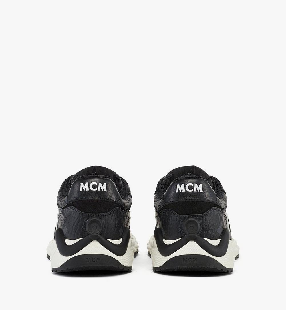 MESESAH02BK037-Skywander Sneakers in Visetos|Black