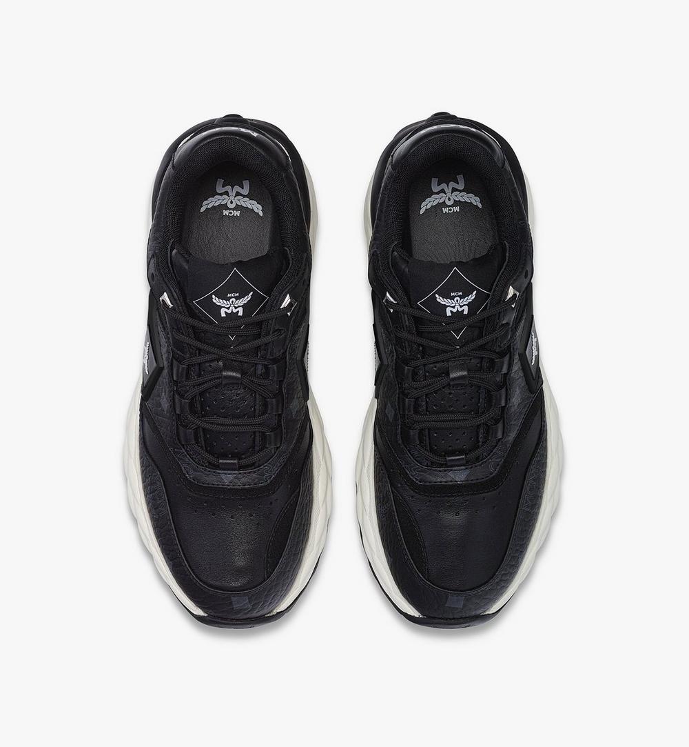MESESAH02BK039-Skywander Sneakers in Visetos|Black