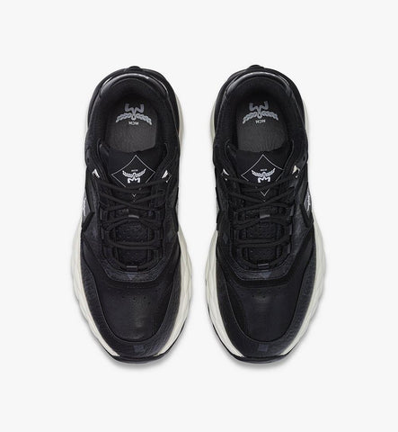 MESESAH02BK039-Skywander Sneakers in Visetos|Black