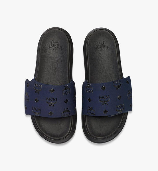 Slide Sandals in Monogram Neoprene image 5