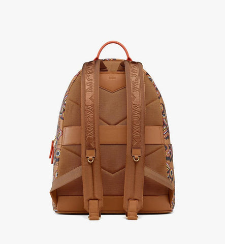 MMKGAVE02CO001-Stark Backpack in Disco Visetos|Cognac