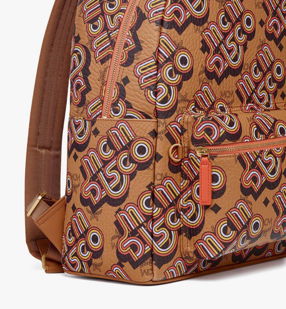 MMKGAVE02CO001-Stark Backpack in Disco Visetos|Cognac