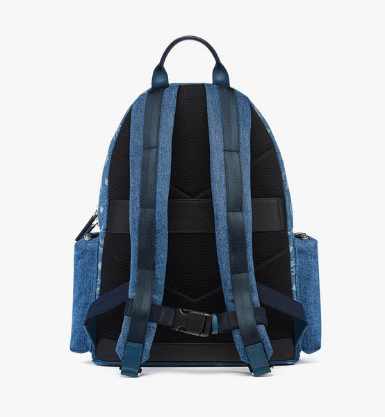 Stark Backpack In Monogram Denim Jacquard image 4