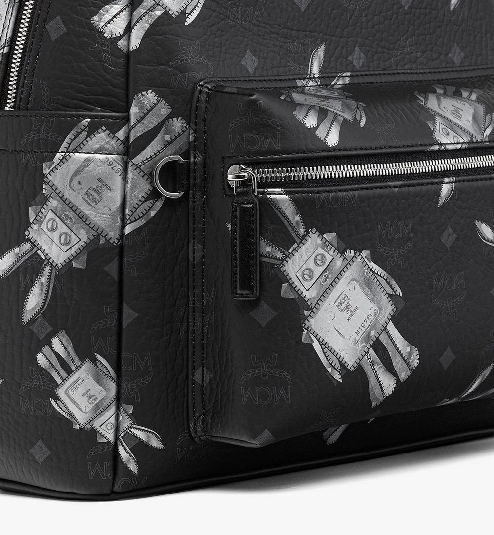 MMKGSVE06BK001-Stark Backpack in Rabot Visetos|BLACK