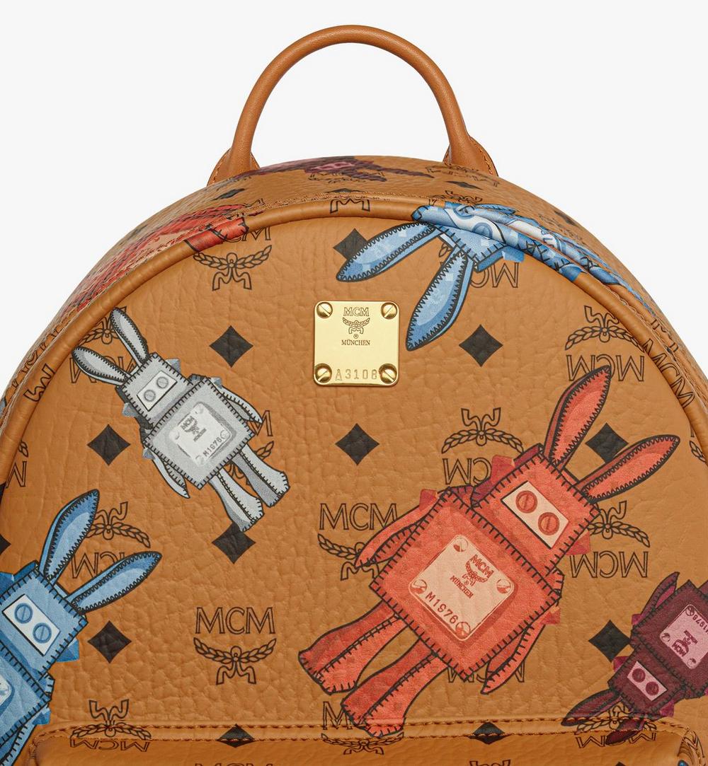 MMKGSVE08CO001-Stark Backpack in Rabot Visetos|COGNAC