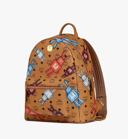 MMKGSVE08CO001-Stark Backpack in Rabot Visetos|COGNAC
