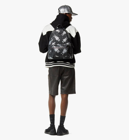 MMKGSVE06BK001-Stark Backpack in Rabot Visetos|BLACK