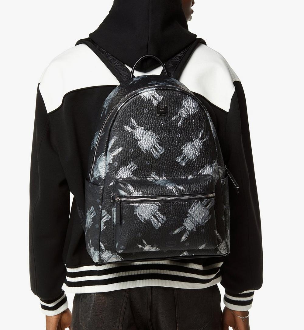 MMKGSVE06BK001-Stark Backpack in Rabot Visetos|BLACK