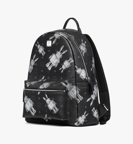 MMKGSVE06BK001-Stark Backpack in Rabot Visetos|BLACK