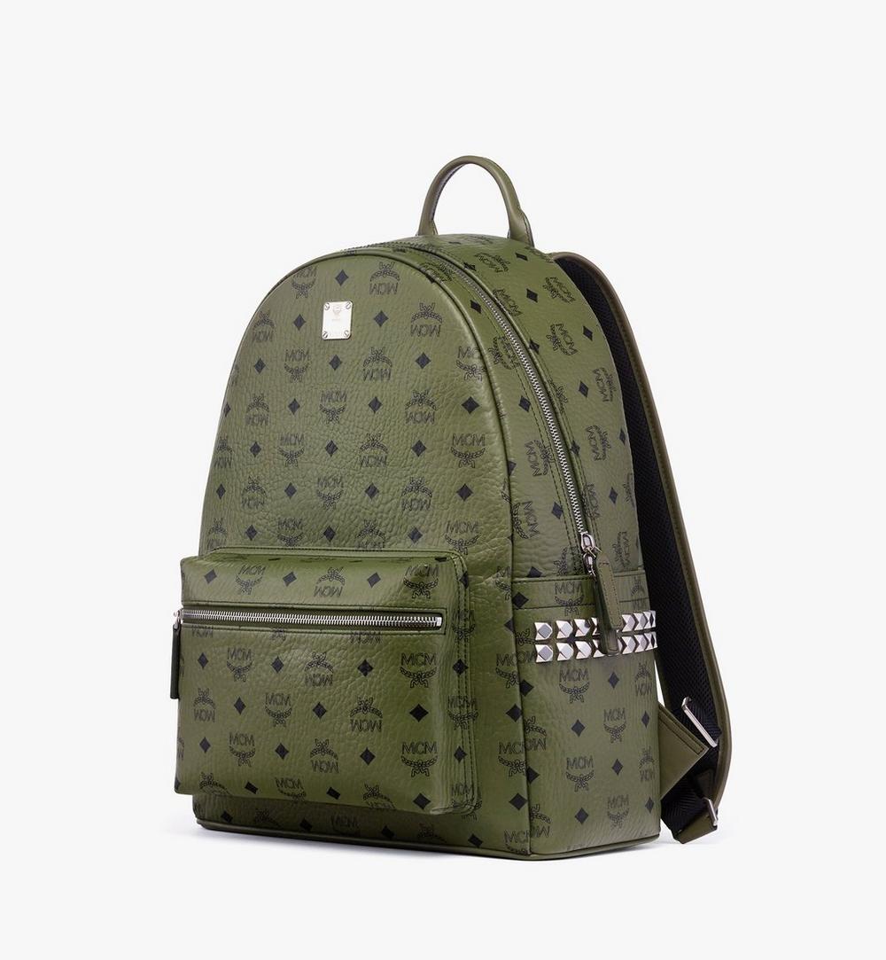 MMKGSVE01K8001-Stark Side Studs Backpack in Visetos|Khaki Moss