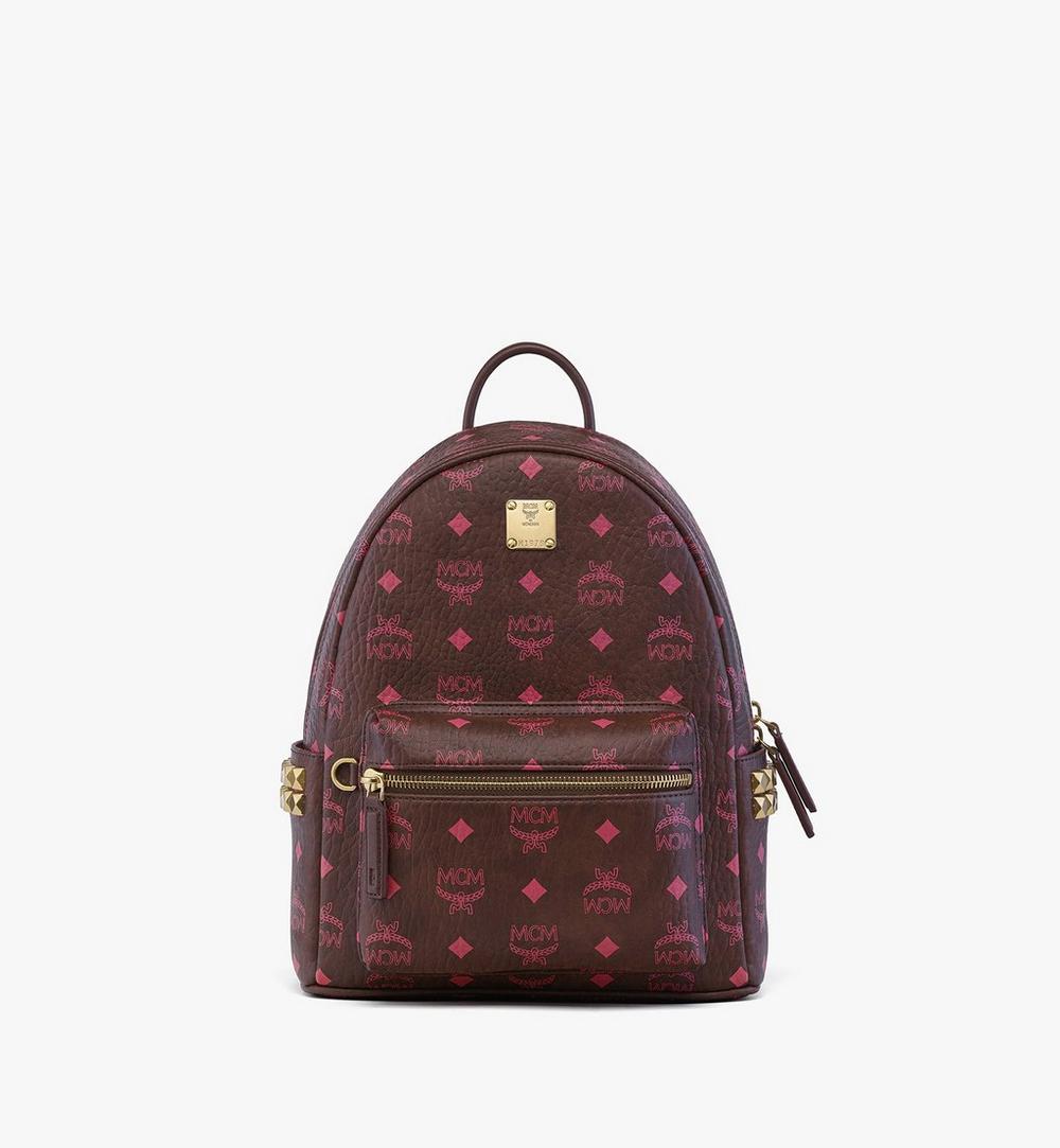 MMKGSVE034B001-Stark Side Studs Backpack in Visetos|Cinnamon