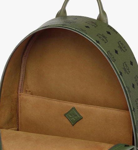MMKGSVE01K8001-Stark Side Studs Backpack in Visetos|Khaki Moss