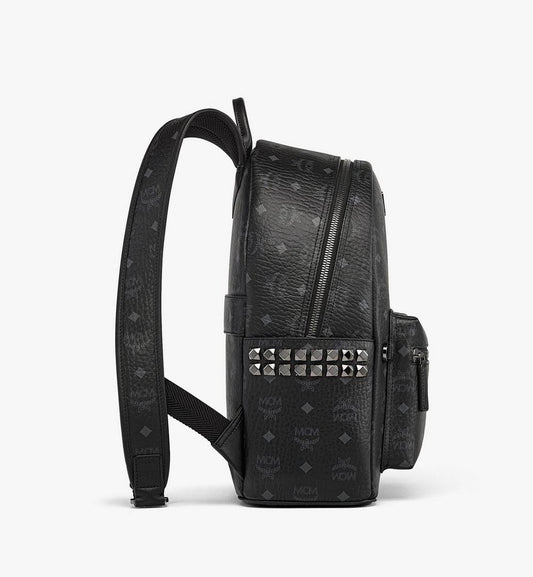 MMKEAVE14BK001-Stark Side Studs Backpack in Visetos|BLACK