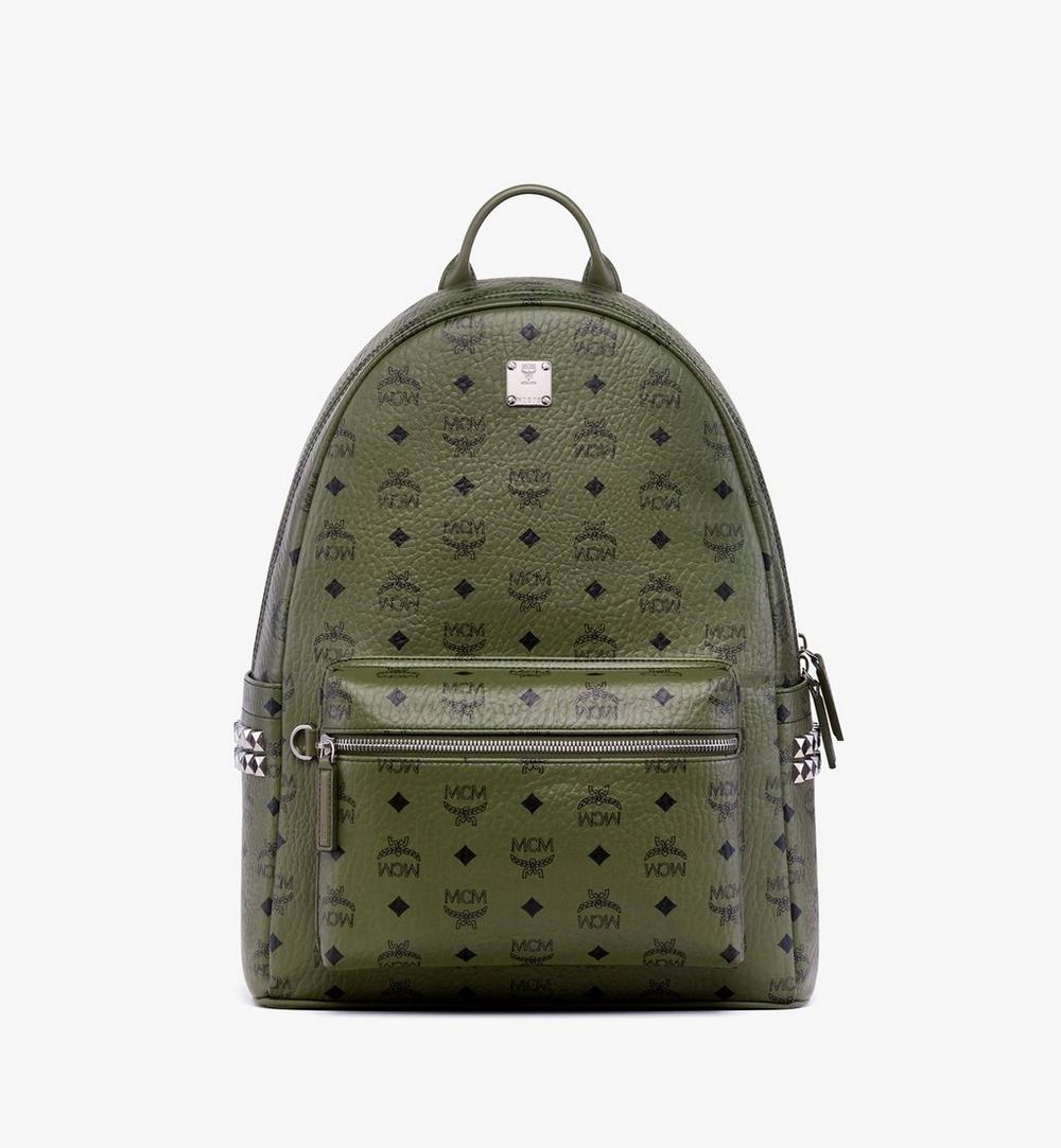 MMKGSVE01K8001-Stark Side Studs Backpack in Visetos|Khaki Moss