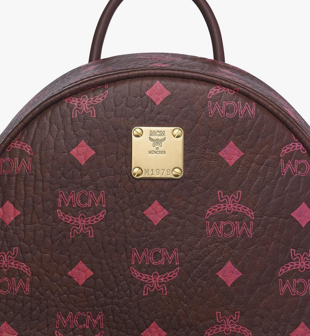MMKGSVE034B001-Stark Side Studs Backpack in Visetos|Cinnamon