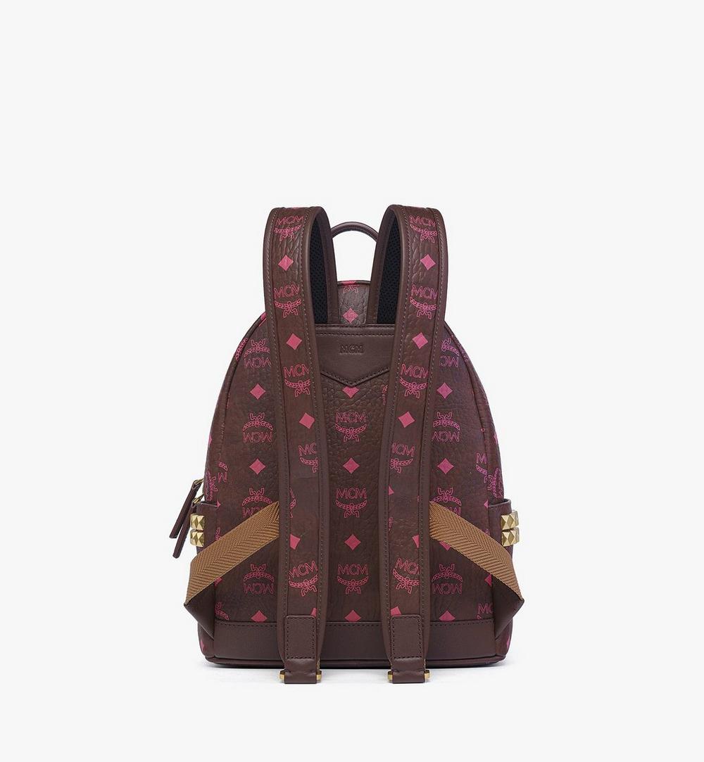 MMKGSVE034B001-Stark Side Studs Backpack in Visetos|Cinnamon