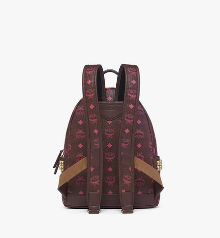 MMKGSVE034B001-Stark Side Studs Backpack in Visetos|Cinnamon
