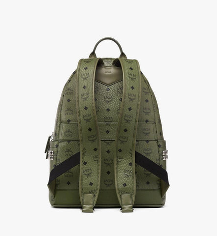 MMKGSVE01K8001-Stark Side Studs Backpack in Visetos|Khaki Moss
