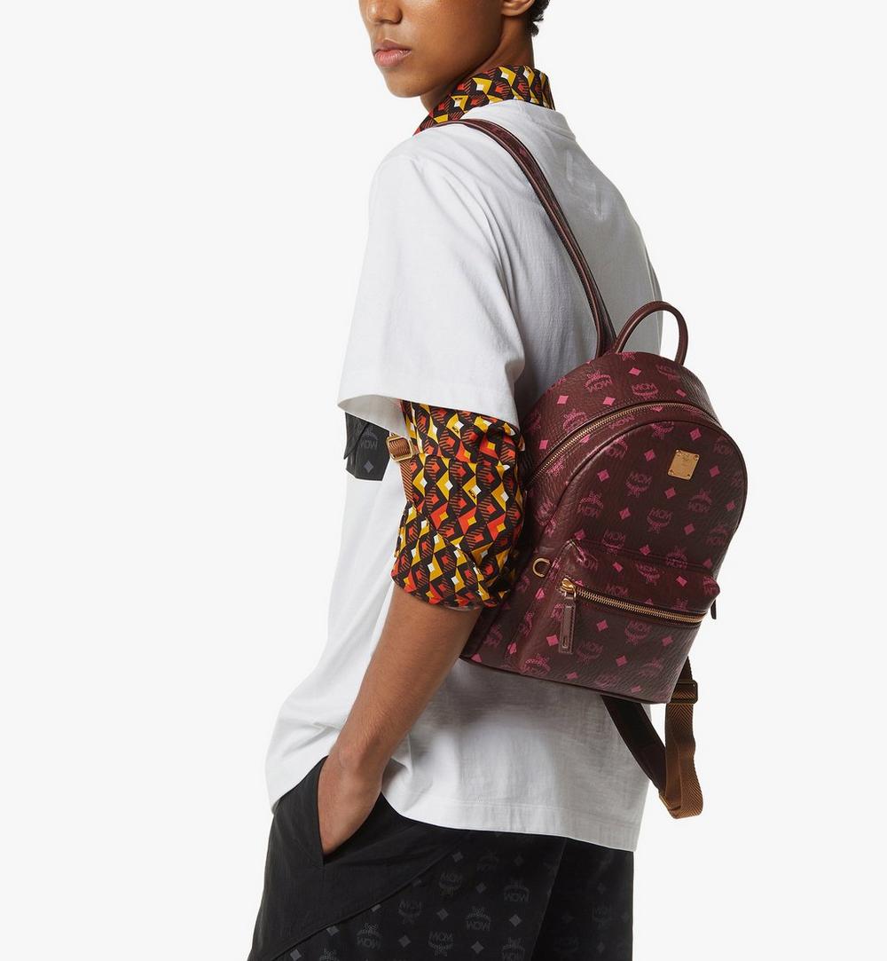 MMKGSVE034B001-Stark Side Studs Backpack in Visetos|Cinnamon