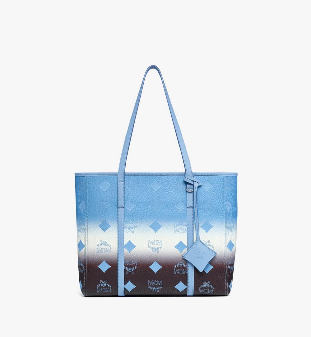 MWPGSMT12L8001-Toni Top-Zip Shopper in Gradation Visetos|DELLA ROBBIA BLUE