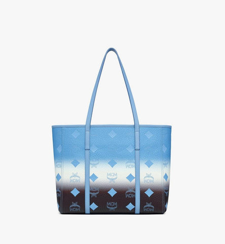 MWPGSMT12L8001-Toni Top-Zip Shopper in Gradation Visetos|DELLA ROBBIA BLUE