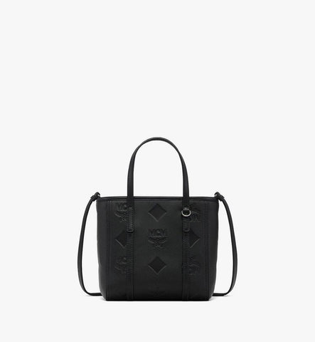 MWPGSMT04BK001-Toni Top-Zip Shopper in Maxi Monogram Leather|BLACK