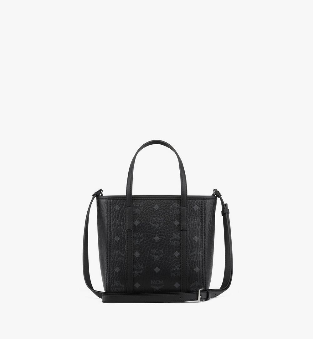MWPGSMT02BK001-Toni Top-Zip Shopper in Visetos|Black